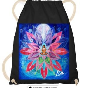 Sac de sport Lia din pânză Negru