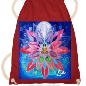 Sac de sport Lia din pânză Rosu