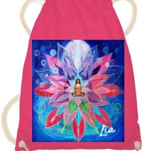 Sac de sport Lia din pânză Roz